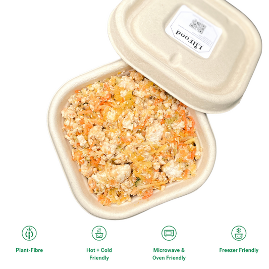 Tasty Chicken & Seasonal Veggies | BioCane Compostable Container