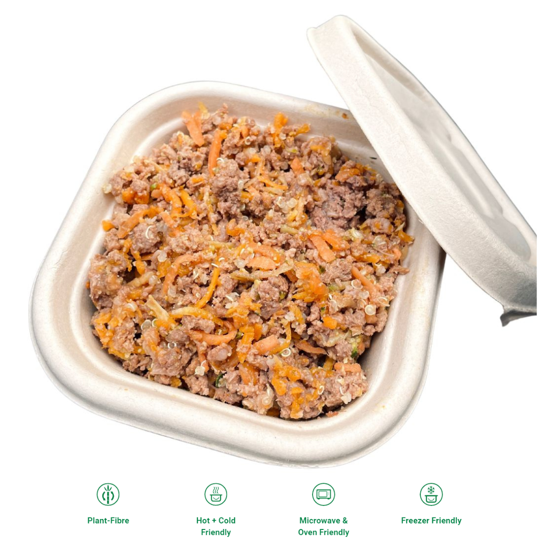 Tasty Kangaroo & Seasonal Veggies | Compostable Container